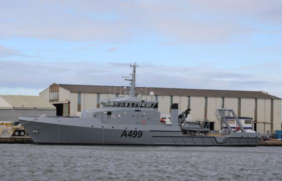 Le navire hydrographique "Lana"