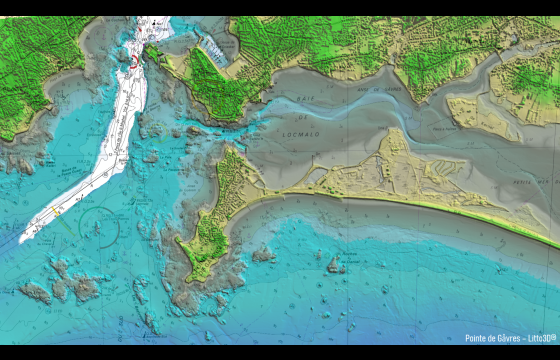 Petite mer de Gâvres - Litto 3D